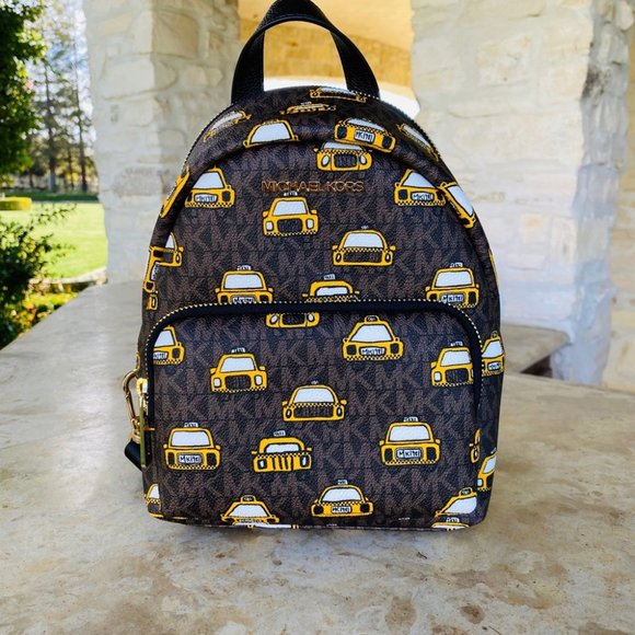 NWT Michael Kors nyc taxi Erin Sm backpack&wallet - Picture 3 of 15